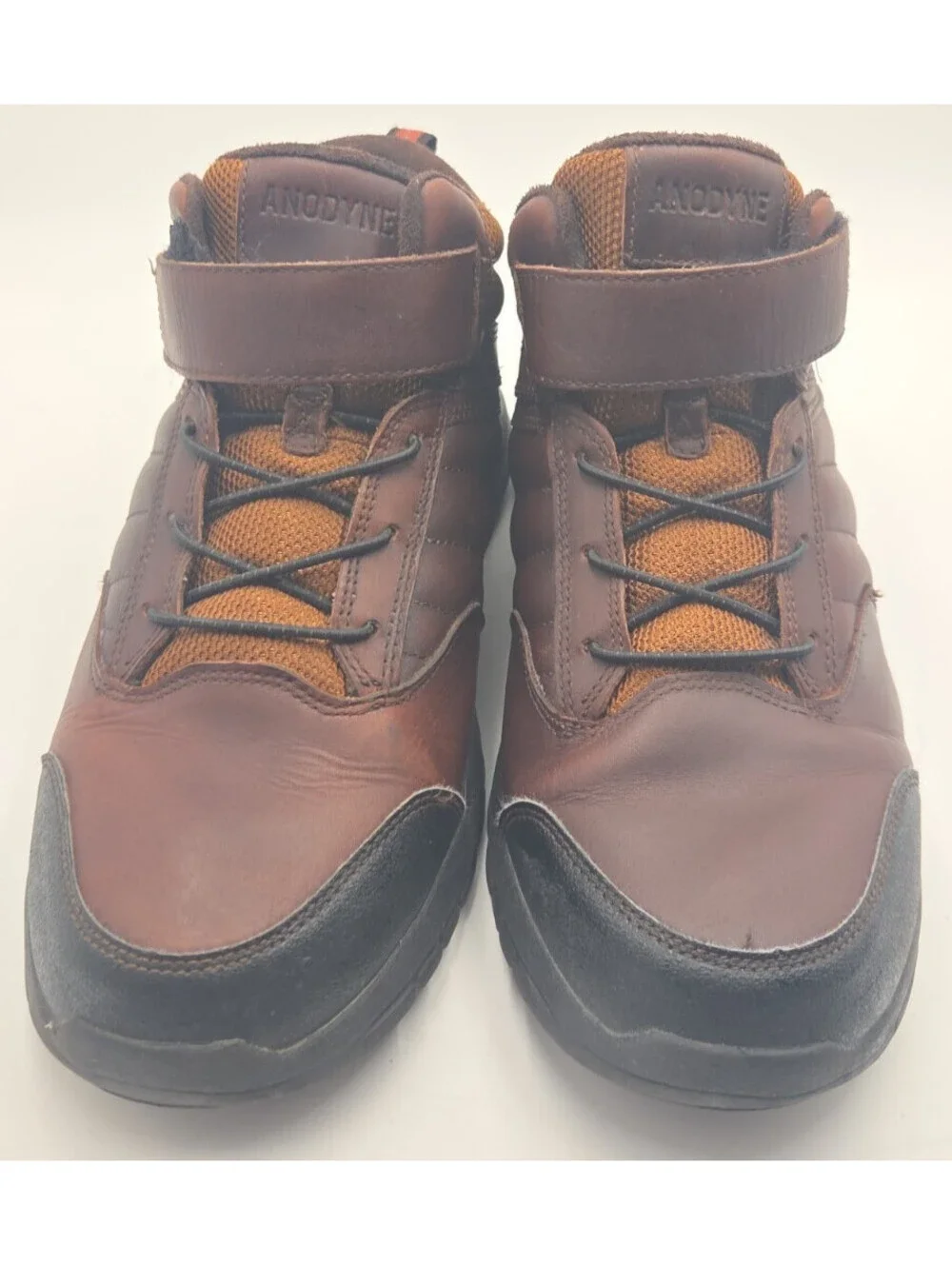 Anodyne No. 56 Trail Boots Men's 11.5W Brown Leather Hiking Diabetic Wide